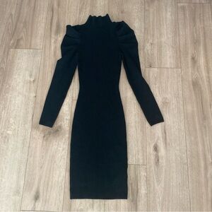 Marciano Black Long Sleeve Dress Size XS
